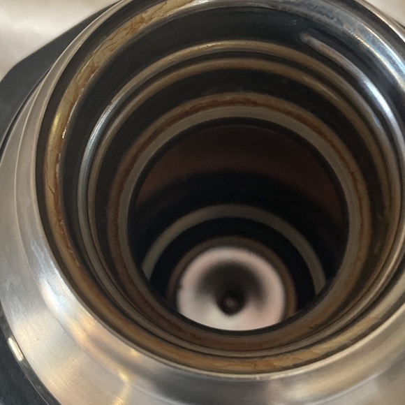 Thermos Silver and Black Insulated Flask - Picture 4 of 5